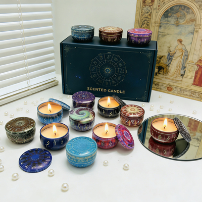 十二星座香薰蜡烛礼盒套装高级感