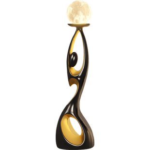 艺术落地灯客厅沙发旁边的装饰摆件卧室高级感中古氛围灯轻奢台灯