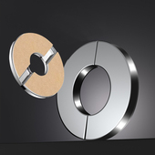 墙孔装 饰盖电视线水管口遮丑盖方形空调管燃气角阀暖气管遮挡分体