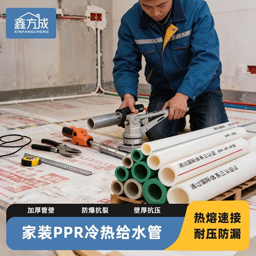 ppr水管6分家装冷热自来水管20给水管25热熔管32ppr管4分热水管