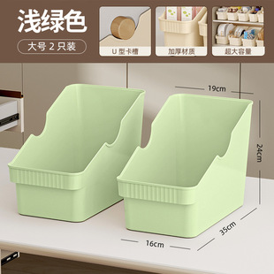 厨房收纳盒锅具杂物材料调料斜口篮整理筐橱柜柜子厨柜水槽置物架