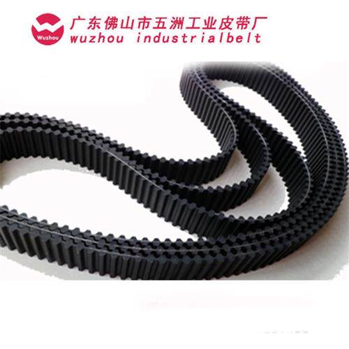 pu聚氨酯橡胶同步带 5M 8m 3m XL 双面圆齿传动带齿轮皮带 H 14m