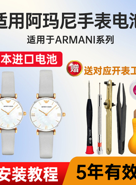 适用阿玛尼手表电池AR-0389 0399 1965 11316进口电子