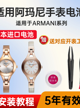 适用阿玛尼手表电池AR- 80009 80012 80013 电子日本进口