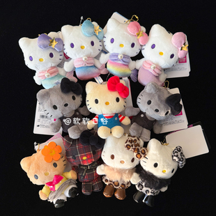 26年2月预售日本正品三丽鸥HelloKitty炭黑50周年美人鱼包包挂件