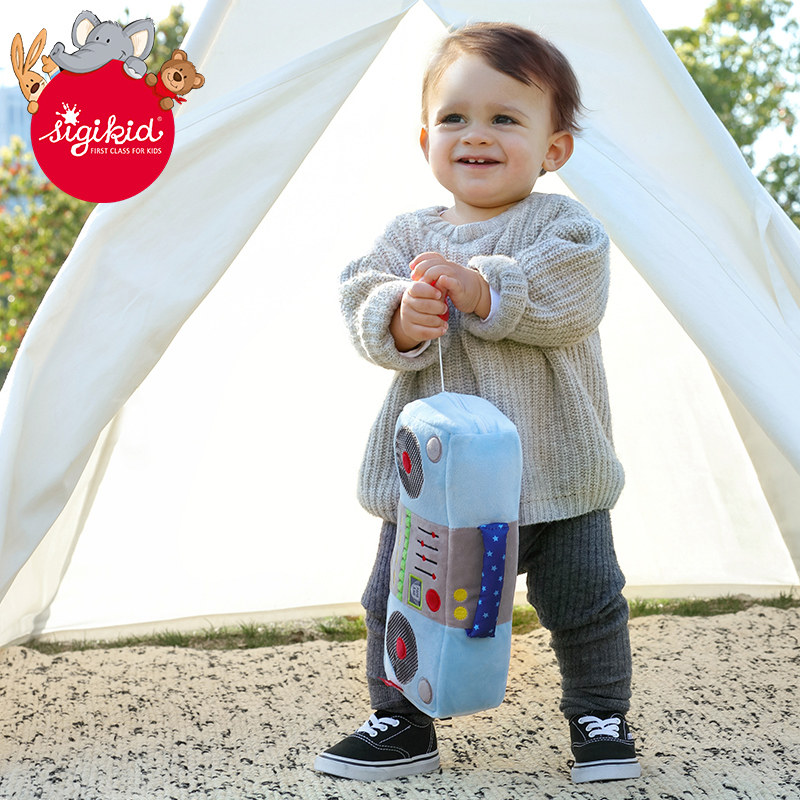 sigikid音乐玩偶婴幼儿哄睡觉婴儿床八音盒宝宝摇篮曲5/6个月礼物