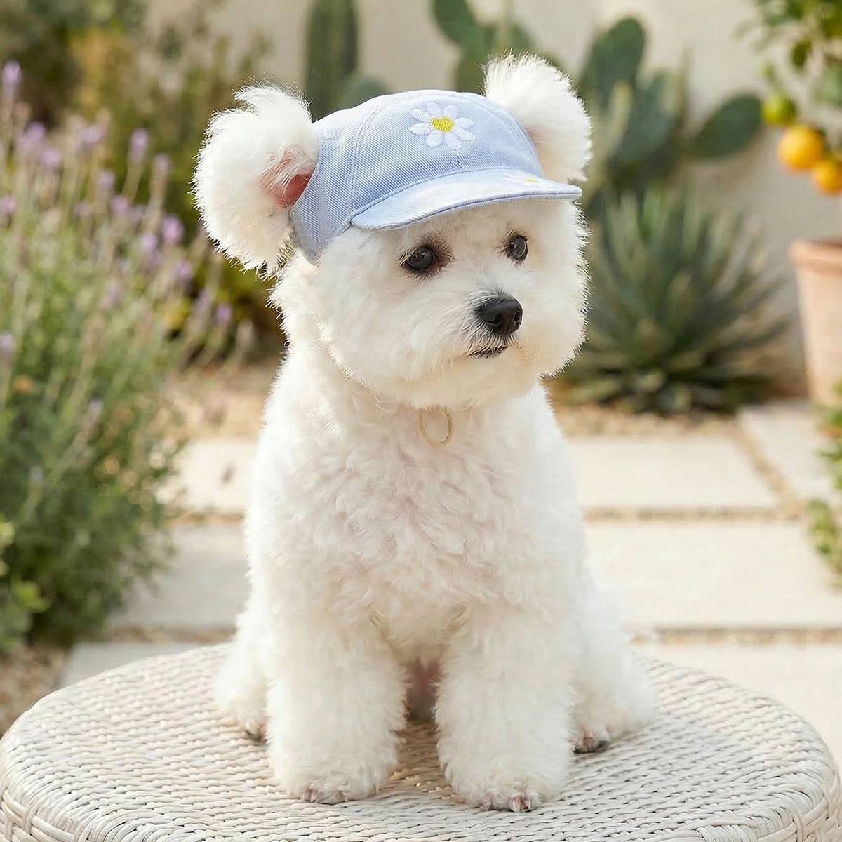 宠物狗帽子遮阳帽防晒帽猫猫可爱帽子夏日棒球帽子小型犬泰迪比熊