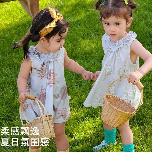 婴儿裙子洋气夏季女童连衣裙纯棉