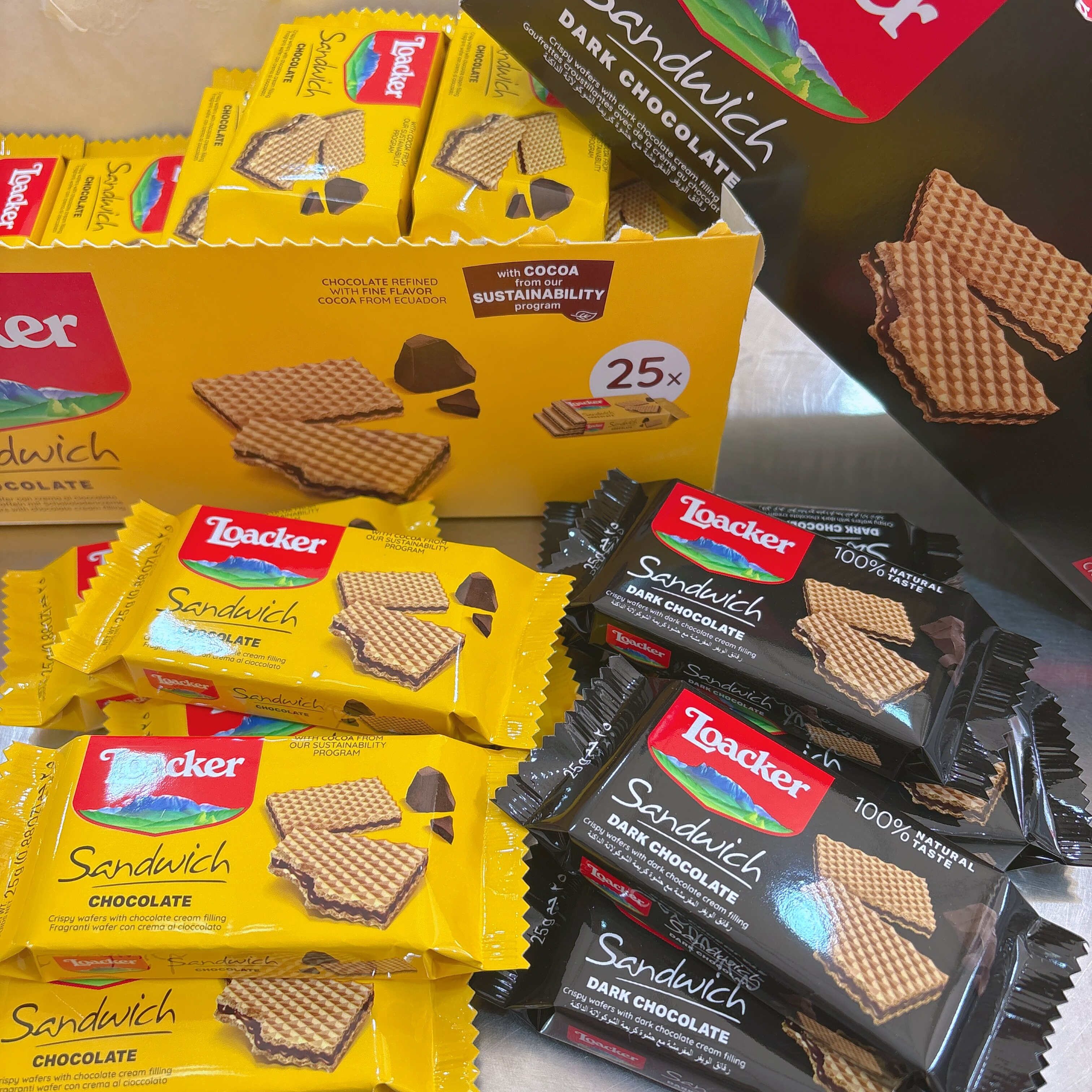 山姆11月新品零食莱家意大利进口混合巧克力薄脆威化饼干分装零食