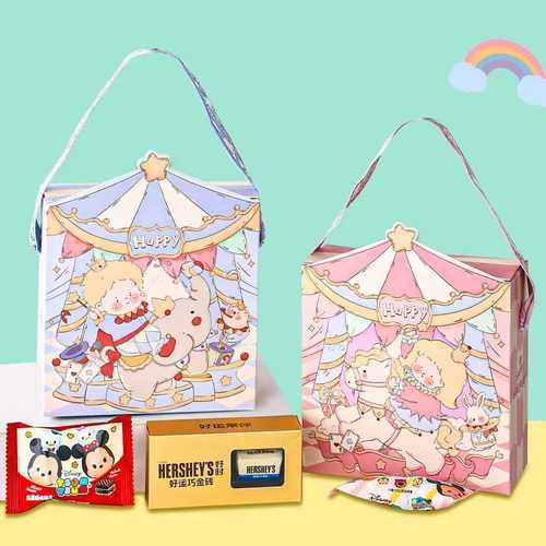 超可爱宝宝满月百日喜糖喜蛋礼盒