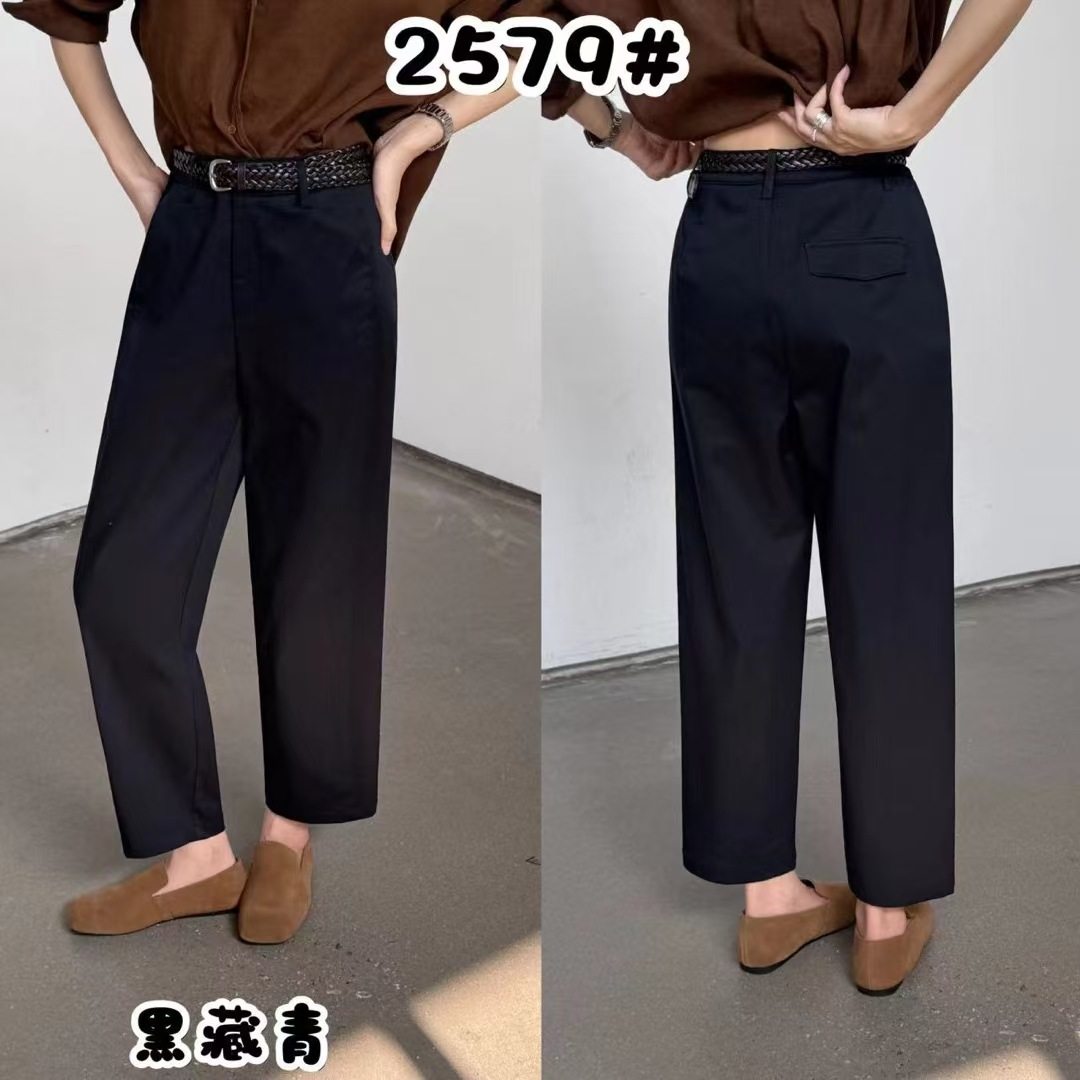 2025春季新款九分休闲裤
