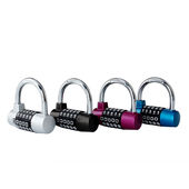 5位密码 锁衣柜锁防盗锁健身房柜门锁户外旅行拉杆箱锁黑色20621