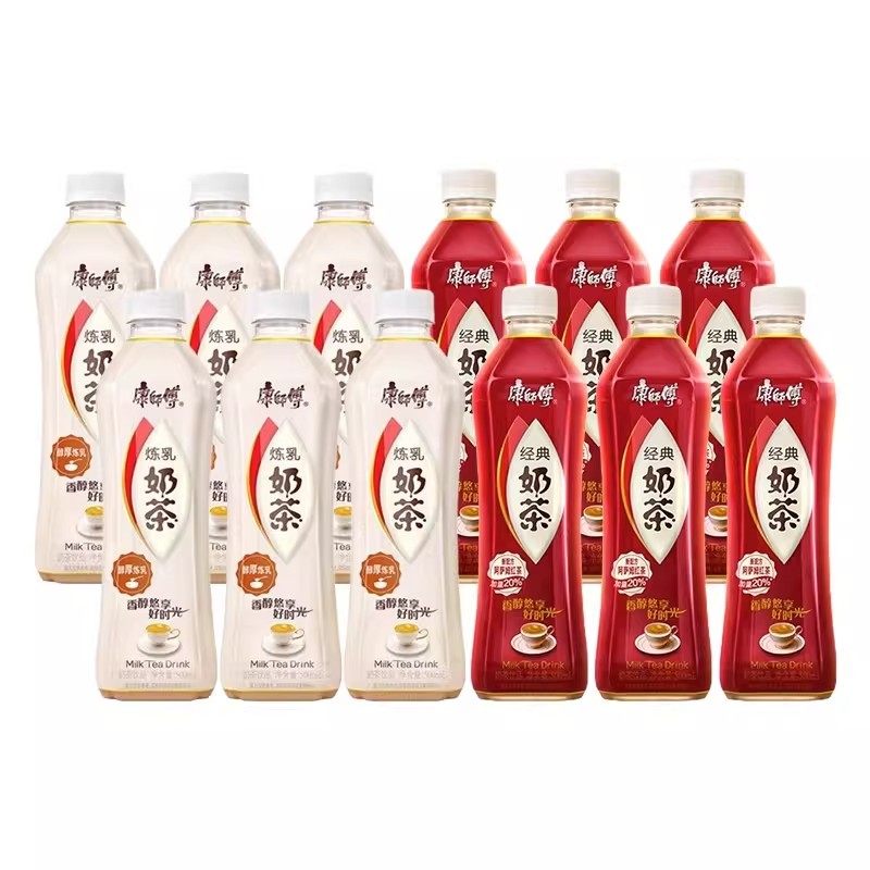 康师傅炼乳经典奶茶 500ml*15瓶 奶茶多口味随机,咖啡/麦片/冲饮,调味茶饮料,淘宝优惠券,粉丝福利购,淘宝优惠卷
