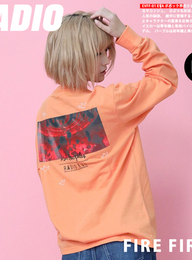 【新品】RADIO EVA官网男女款联名秋季长袖t恤新款时尚宽松卫衣