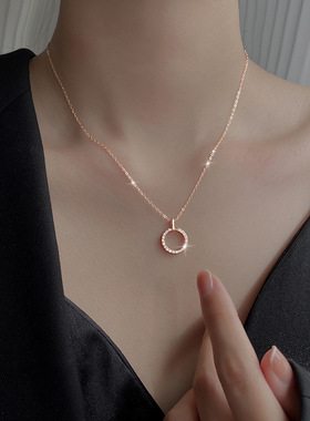 法国coss kokos925银项链女轻奢年新款潮小众高级设计感吊坠锁骨