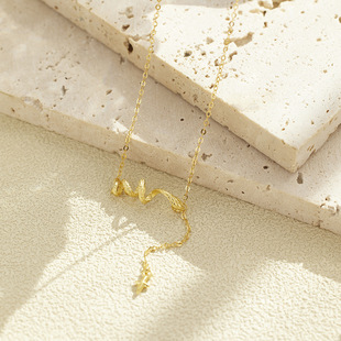 法国coss koko925银素银蛇项链流苏简约蛇年气质生肖灵蛇锁骨链