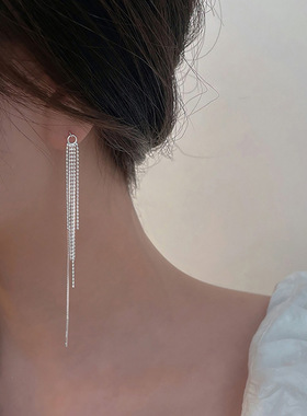 法国coss koko流苏耳线女年新款潮韩国气质耳环高级感气质设计