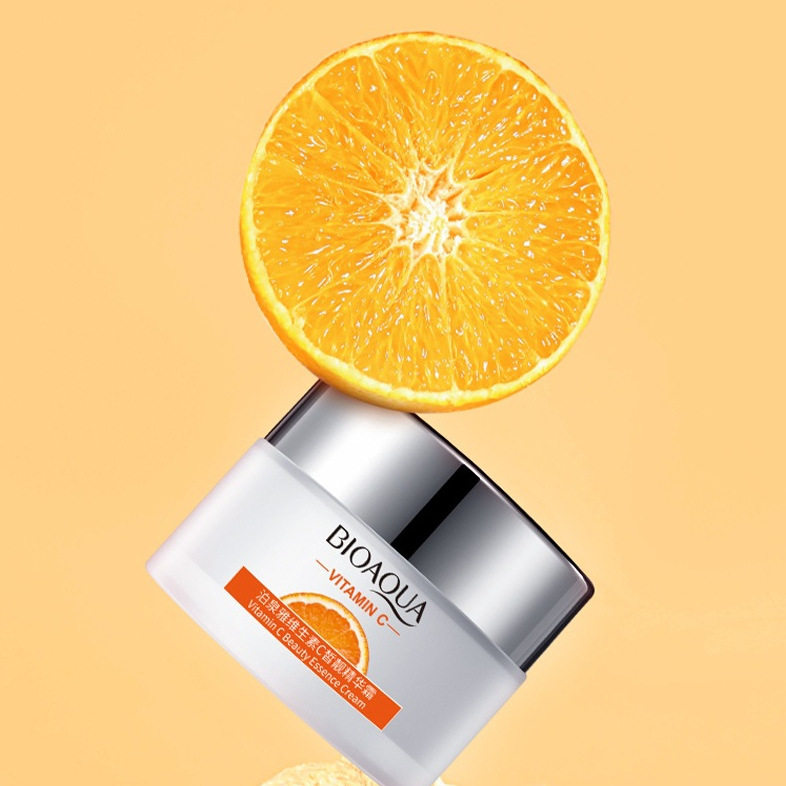 新款推荐泊泉雅维生素c皙润精华霜 保湿盈润补水柔滑水润肌肤护理