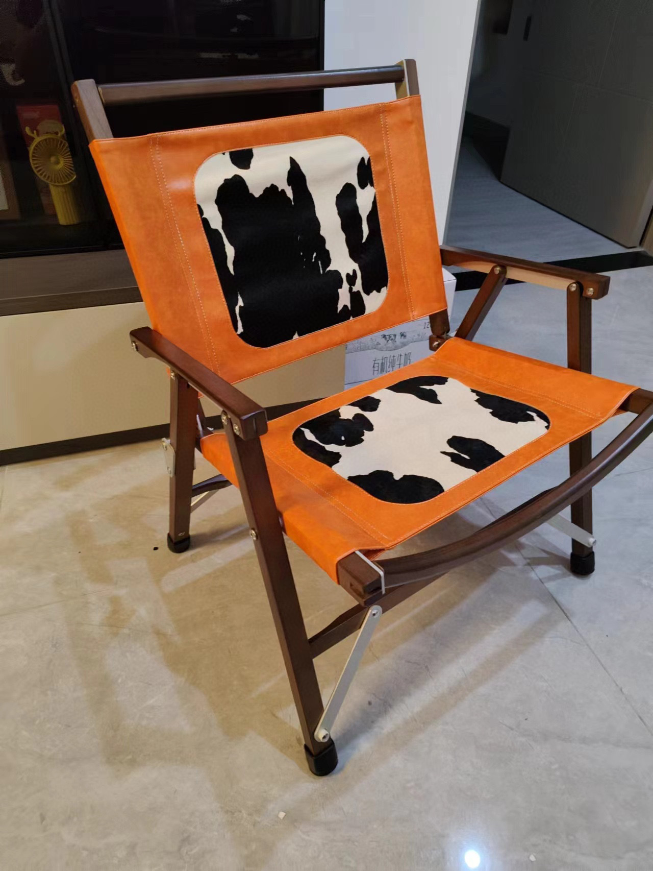 实木便携式钓鱼椅露营椅户外