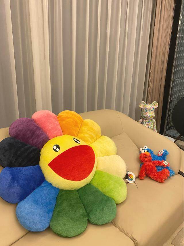 邓紫棋同款毛绒太阳花情人节外贸