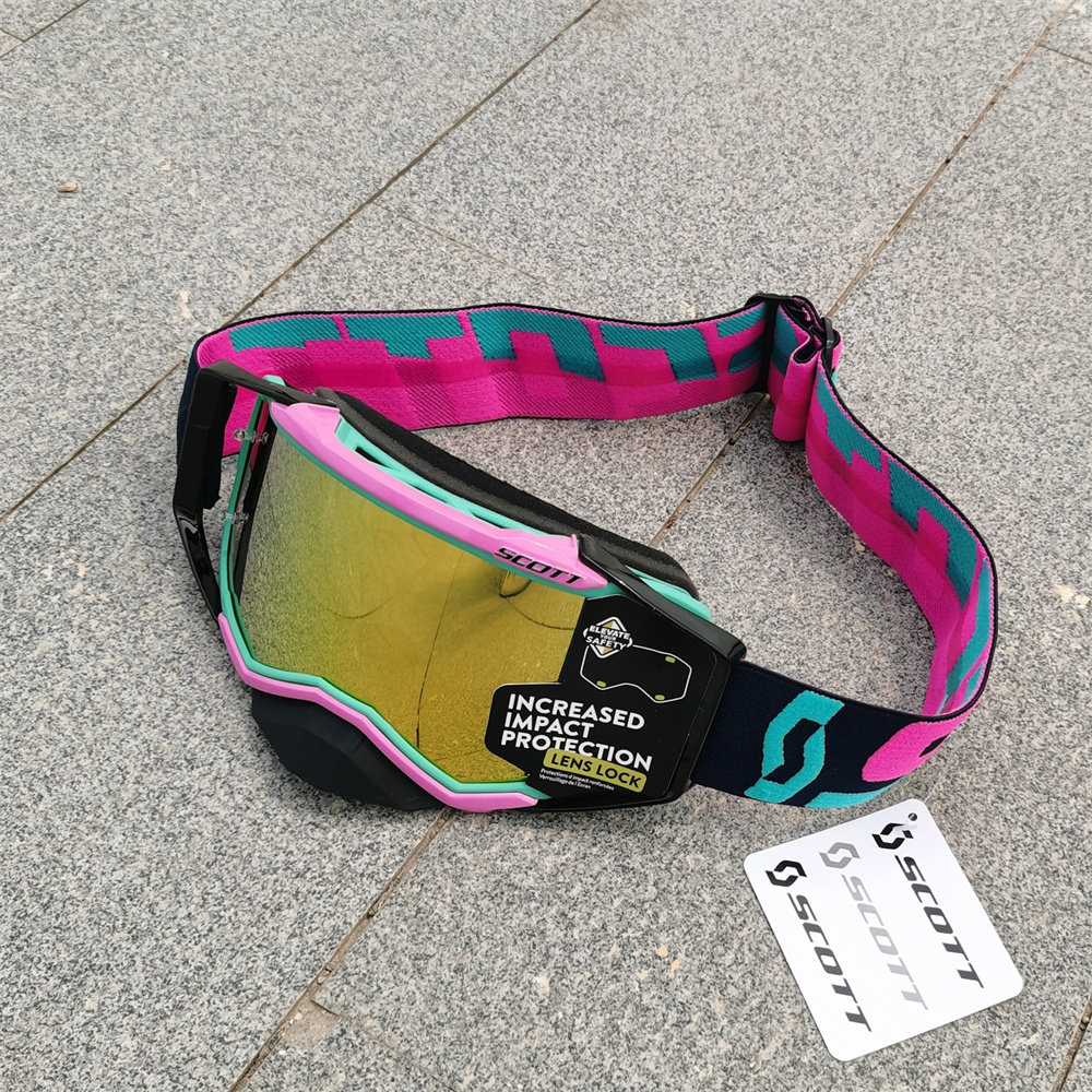 SCOTT斯科特护目镜户外越野竞速摩托车头盔风镜速降防风炫彩雪镜