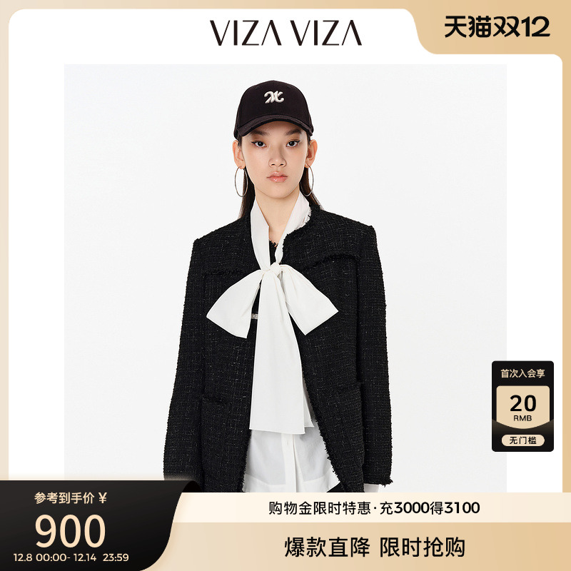 VIZAVIZA商务通勤短外套