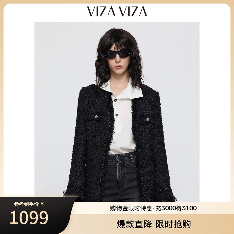 VIZAVIZA商务通勤短外套