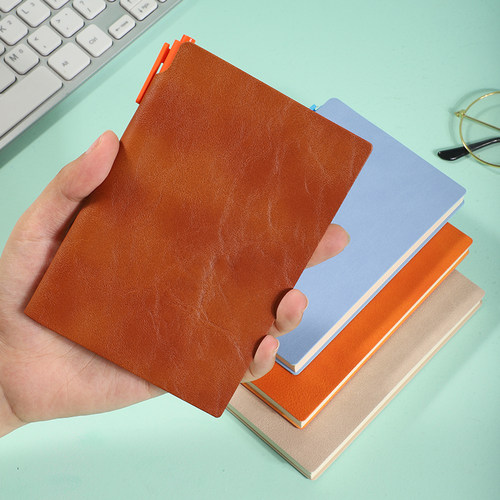 A7软皮面口袋笔记本子