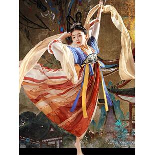 儿童古装，汉代少女装，超级仙女唐朝杨妃装，唐式儿童敦煌舞蹈服