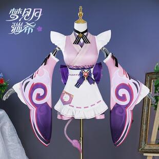 雾都原神cos梦见月瑞希cosplay服装二次元游戏服全套跨境