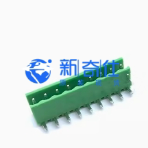 HT3.96 2P/3/4/5/6/7/8/9/10/11/12P绿色接线端子 插拔式弯/直脚