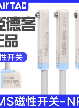亚德客DMS三线式NPN电子磁性开关DMSG/DMSH/DMSE/DMSJ- N020-N030