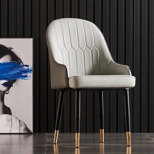 Современный легкий роскошный задний стул обеденный стул Столт стул кофейня стул отель, нордическое кресло простой современный диван -стул