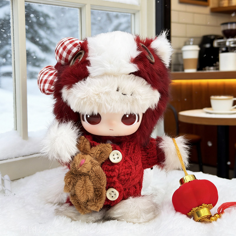 dimoo马力全开通关马幸福马毛绒搪胶公仔毛衣新年套装着替配饰,模玩/动漫/周边/娃圈三坑/桌游,潮玩娃衣,淘宝优惠券,粉丝福利购,淘宝优惠卷