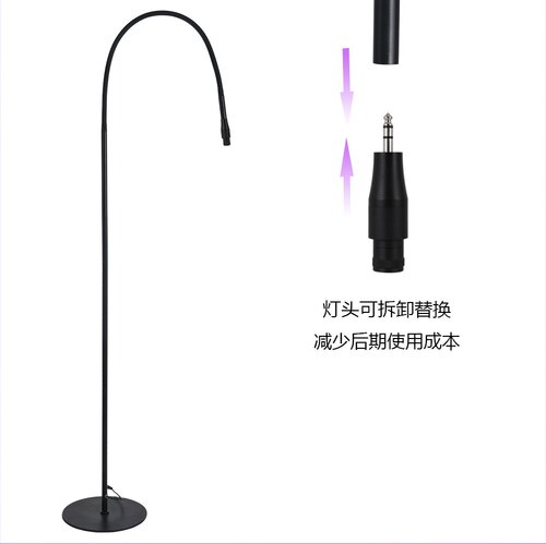 新款UV睫毛胶水灯踏板脚踩控制LED美睫落地灯波长400nm