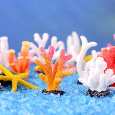 Mini Artificial Coral Cute Ornamental Fish Gifts Aquarium De