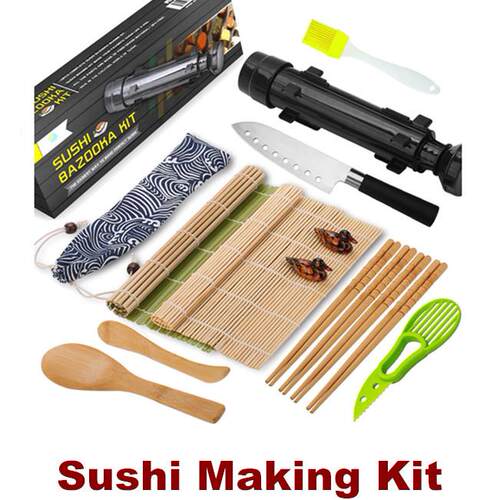 Sushi Making Kit Bazooka Roller Set Maki Roller Machine