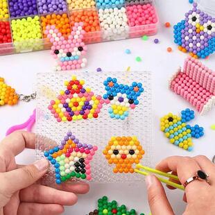 Kids Toy Handmade Childre Beads DIY Sticky Water Magical Set