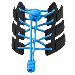 No Tie Shoelaces 1 Second Fast Round Plastic Lock Elastic Sh