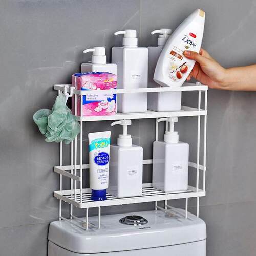 Bathroom toilet rack washing machine large storage shelf