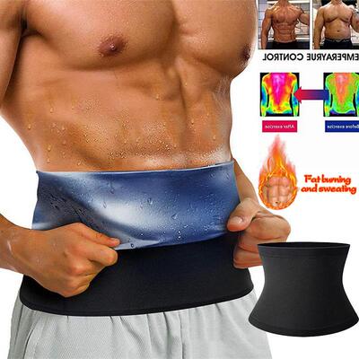 Sauna Waist Trainer Slimming Belt Men Gym Fitness Cincher Be