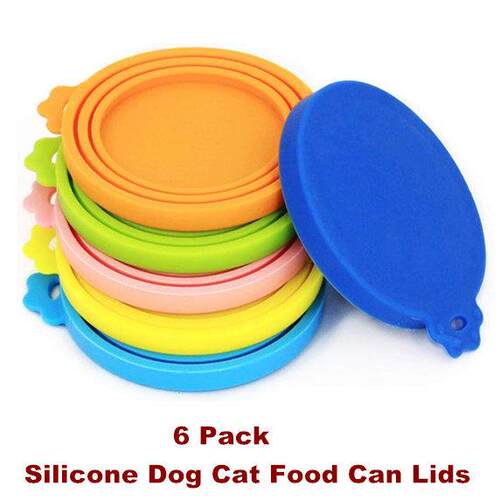 Pet Food Can Cover Silicone Can Lids for Dog and Cat Food
