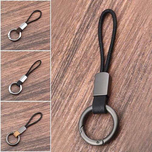 Handmade Leather Auto Keyring Key Holder Real Leather Cowhid
