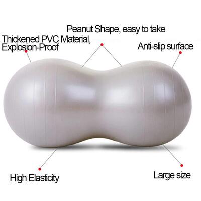 50x100 Cm Big Size Thicken Explosion-Proof PVC Yoga Peanut B
