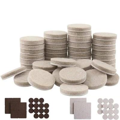 20mm Felt Chair Leg Pads 5mm Thick Floor Scratch Protector M