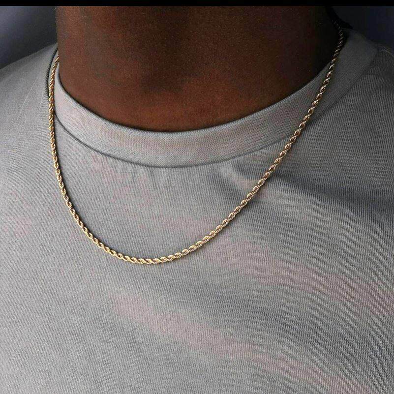 high quality less Steel Chain Necklace For Men Women Jewelry