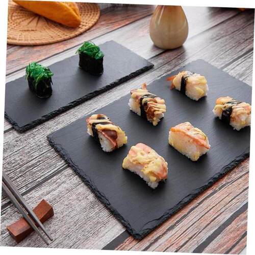 european hotel cheese slate plate stone western盘10英寸四方