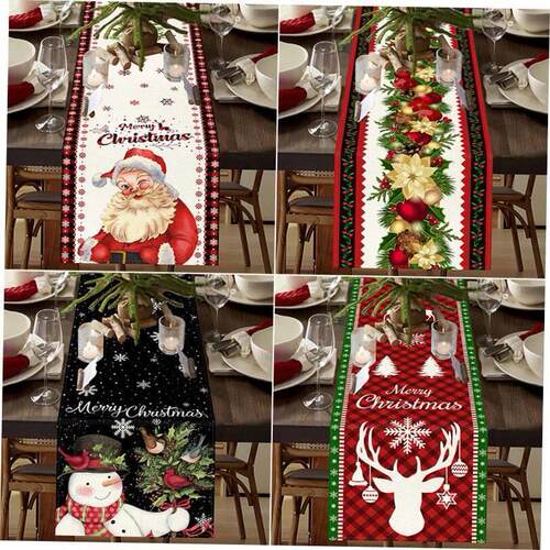Christmas printed table flag tablecloth flag万圣节桌布