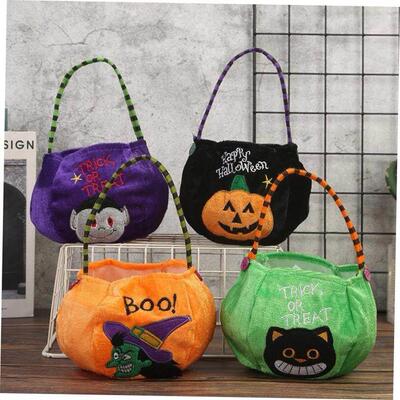 Halloween candy bag decoration Children gift bag pumpkin pro