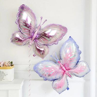 Large Butterfly Aluminum Foil Balloons Butterfly Helium Air